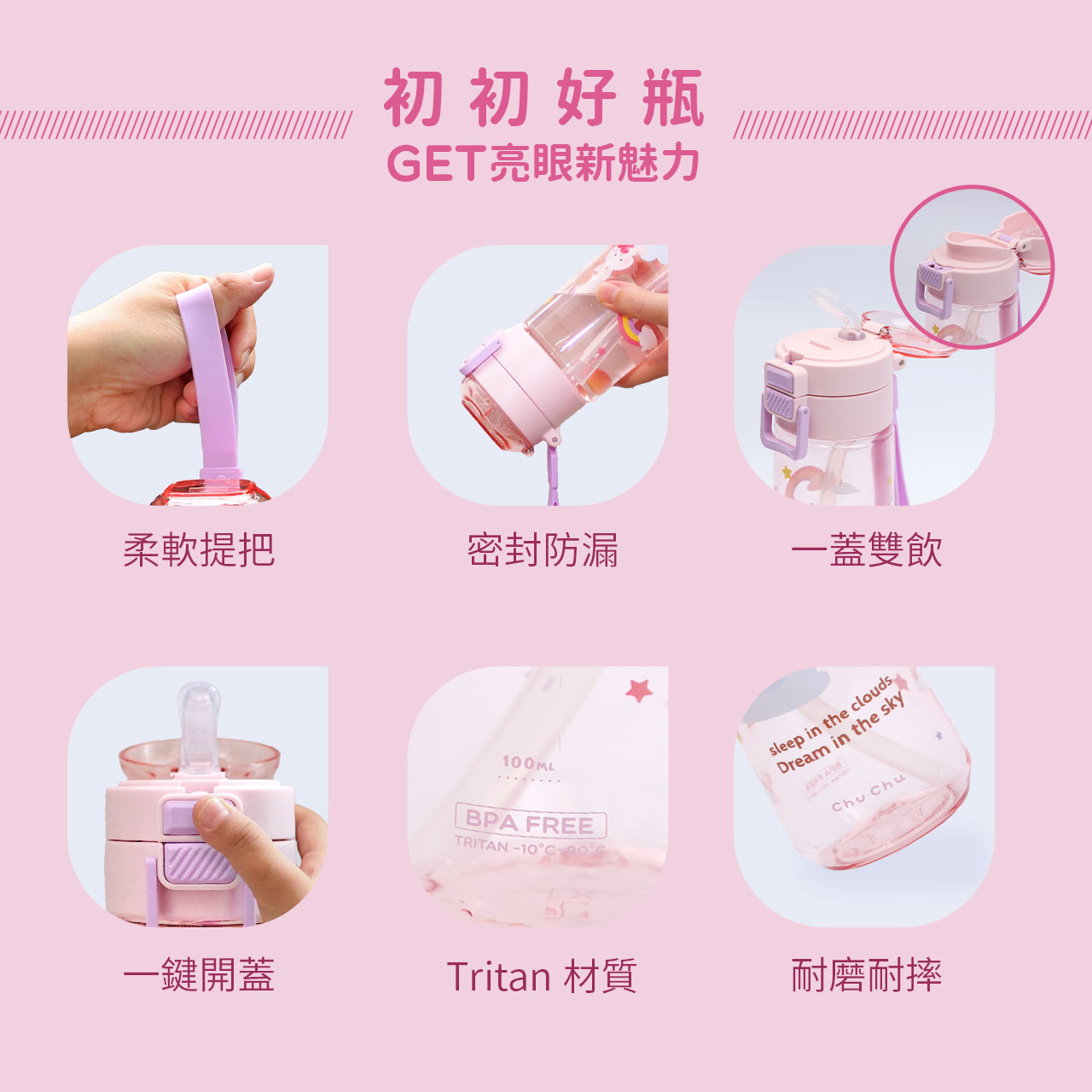 chuchu_Tritan雙飲彈蓋水瓶-雲朵粉_03