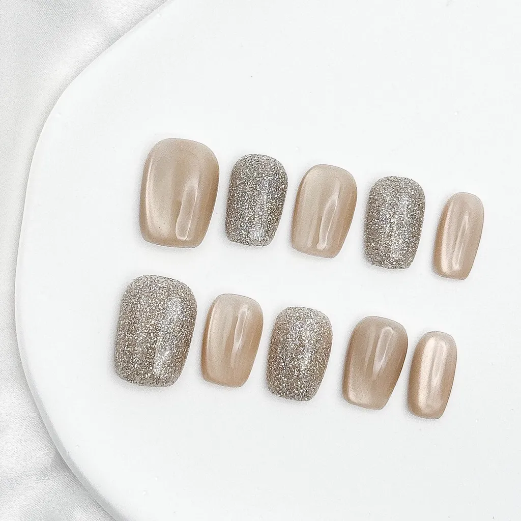 【奶茶碎鑽】貓眼跳色