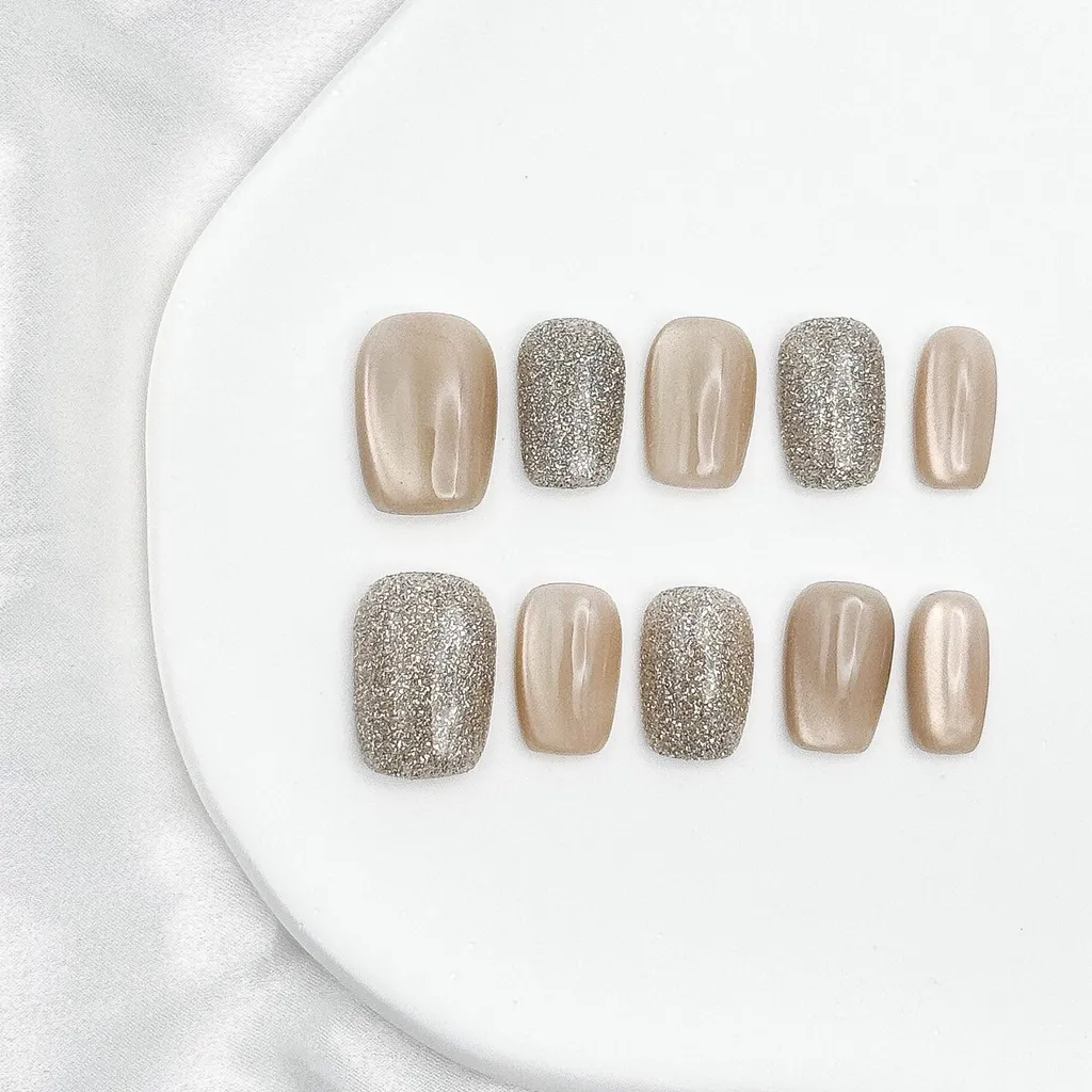 【奶茶碎鑽】貓眼跳色