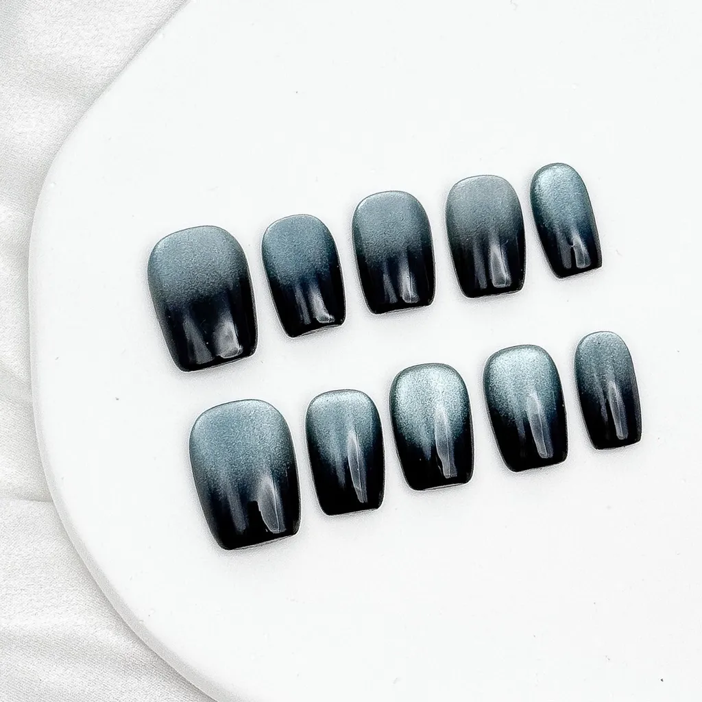 【墨藍深淵】漸層貓眼