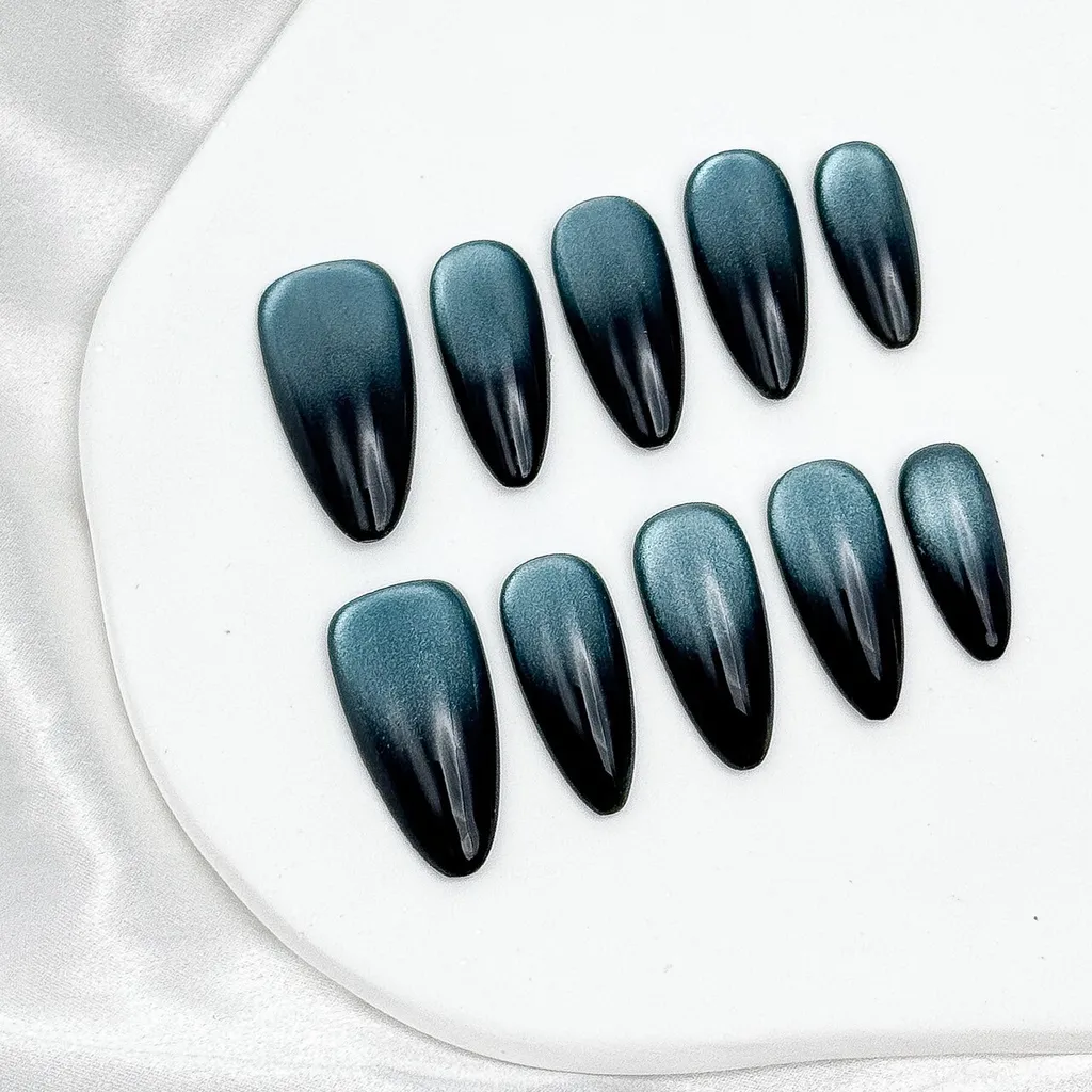 【墨藍深淵】漸層貓眼