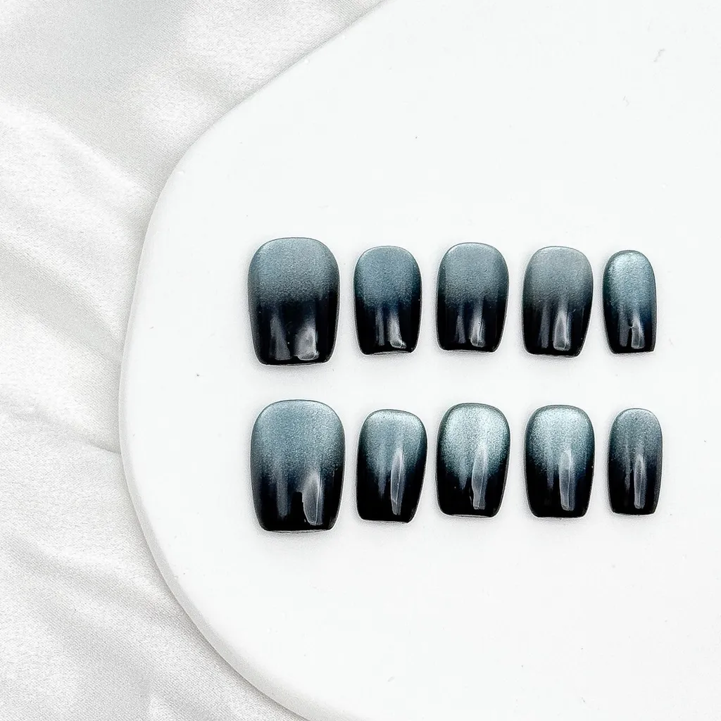 【墨藍深淵】漸層貓眼