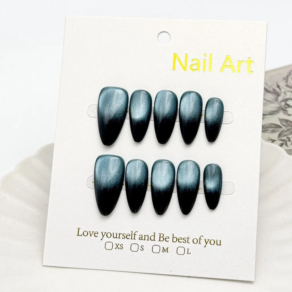 【墨藍深淵】漸層貓眼