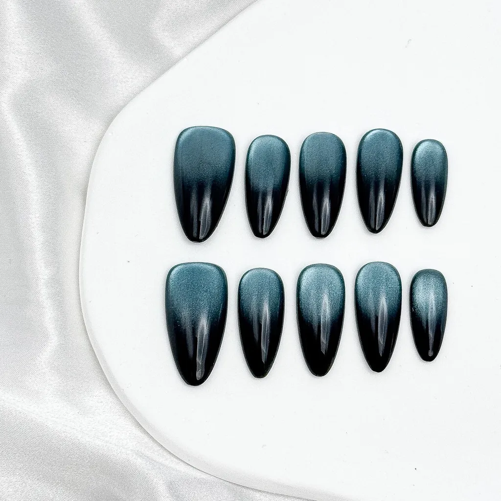 【墨藍深淵】漸層貓眼