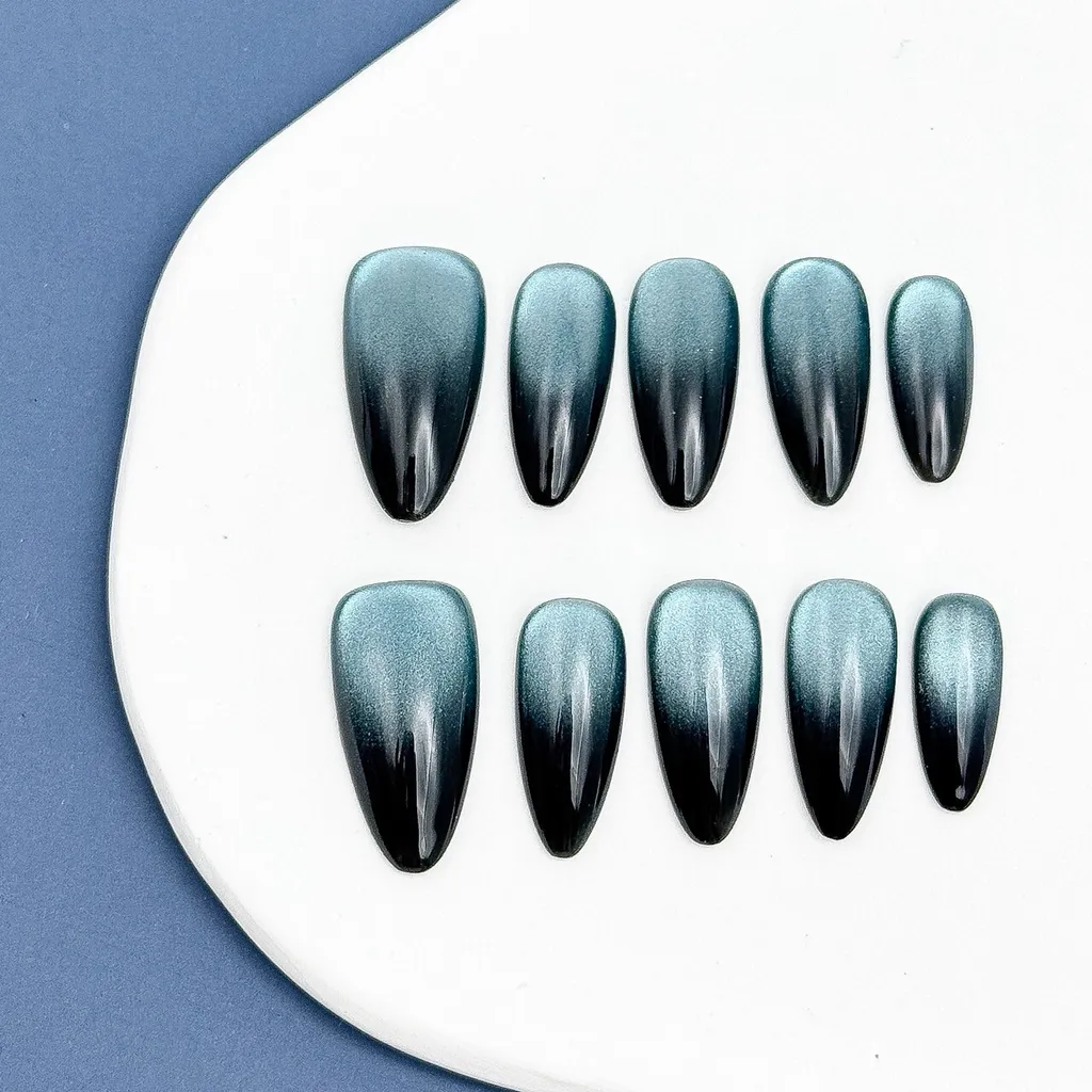 【墨藍深淵】漸層貓眼