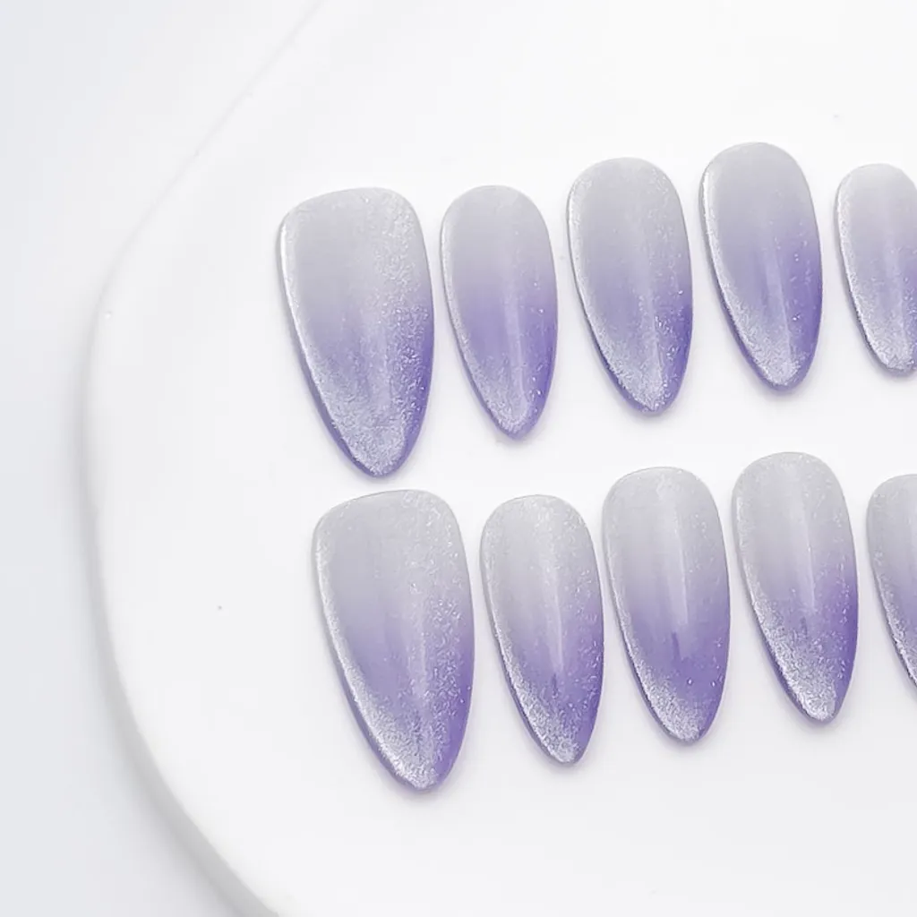 【紫鑽閃閃】漸層貓眼