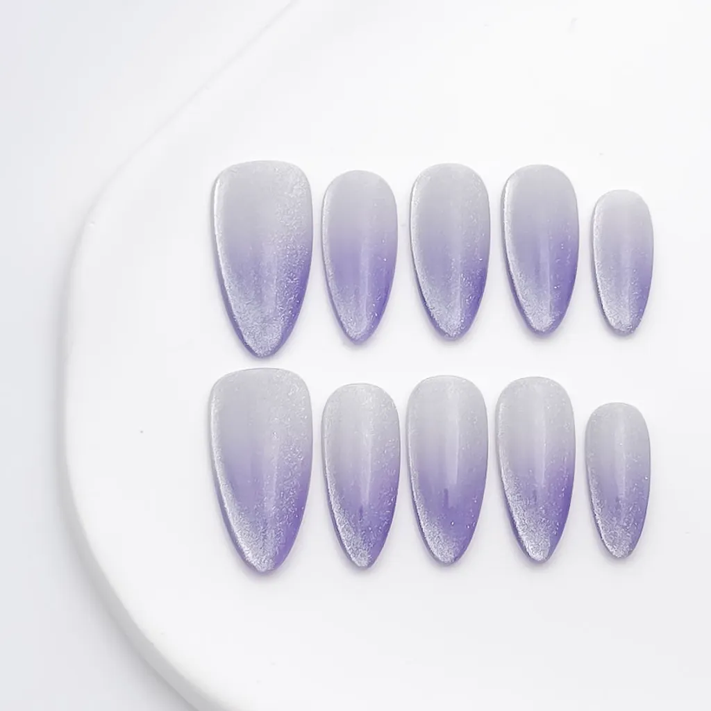 【紫鑽閃閃】漸層貓眼