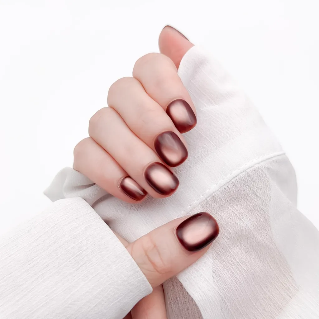 【栗子紅酒】玻璃珠貓眼