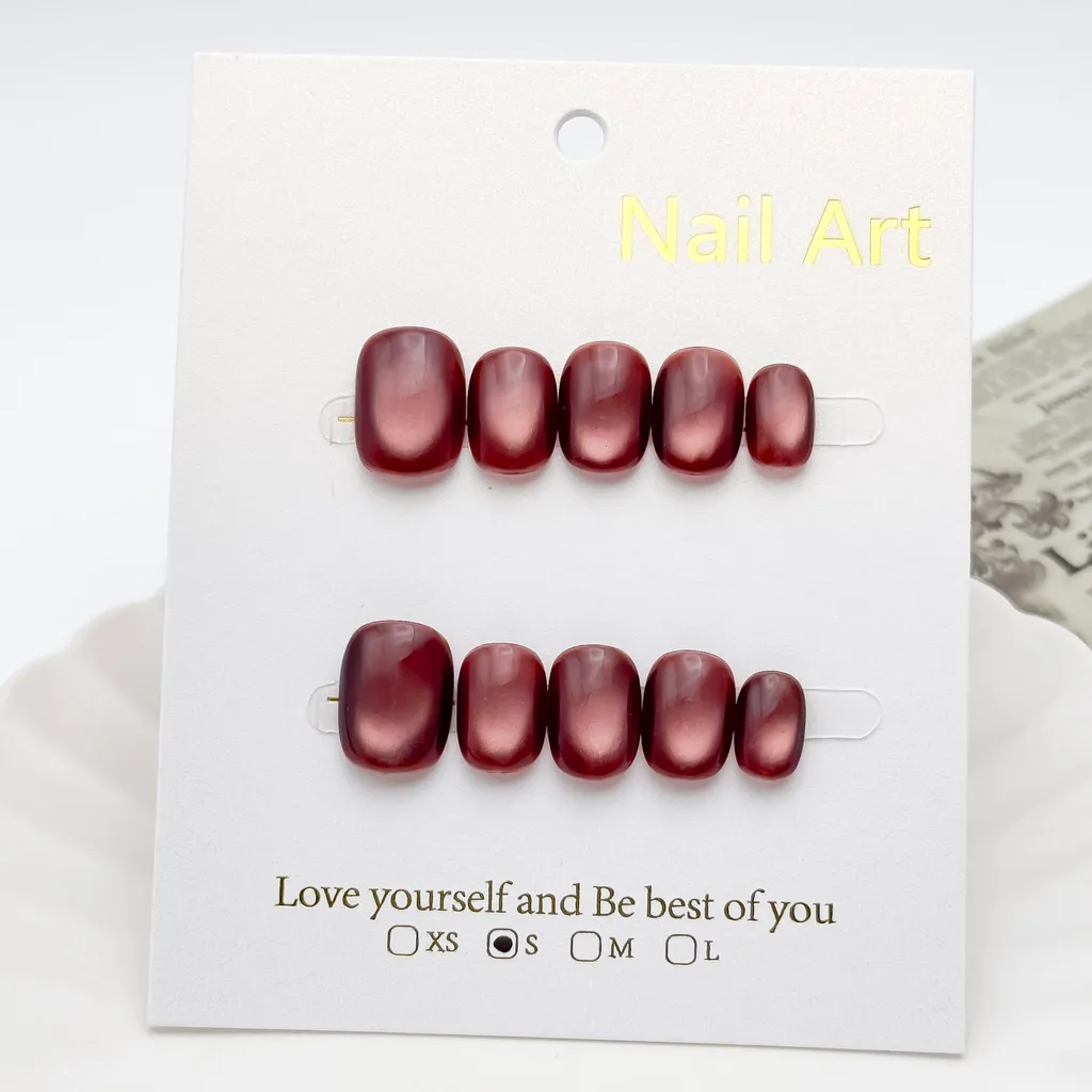 【栗子紅酒】玻璃珠貓眼