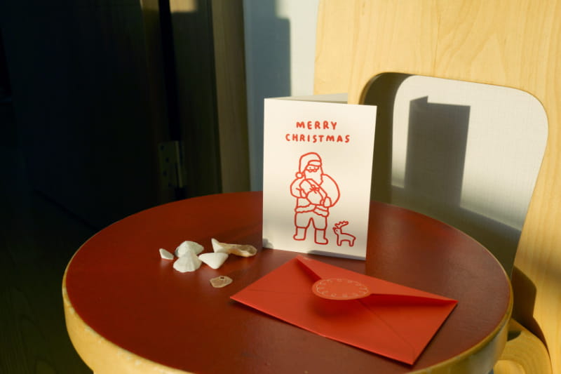 ChristmasPressedCard-Santa-Claus-snap2