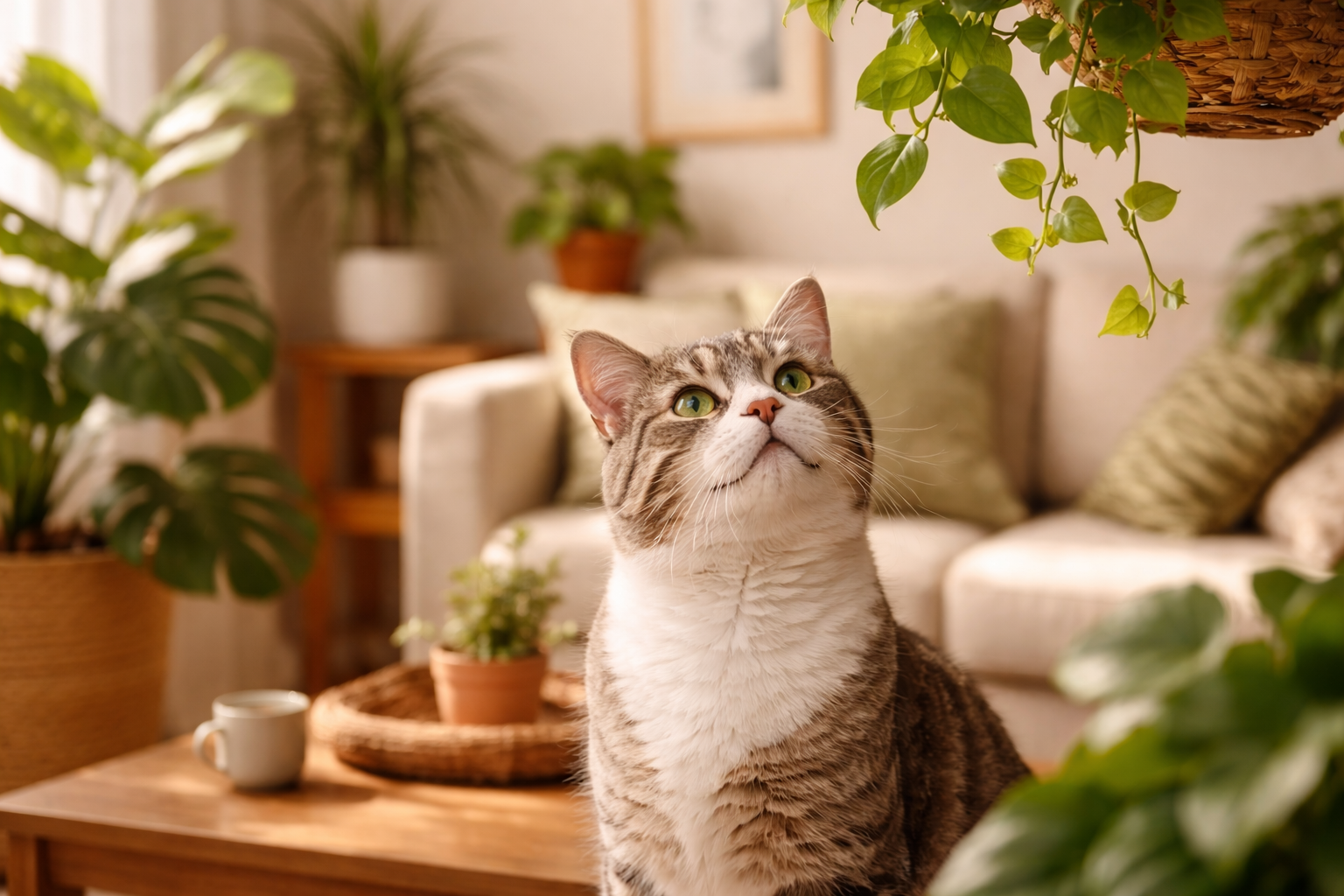 優雅的居家殺手：盤點那些長得美卻會讓貓咪慢性中毒的植物清單