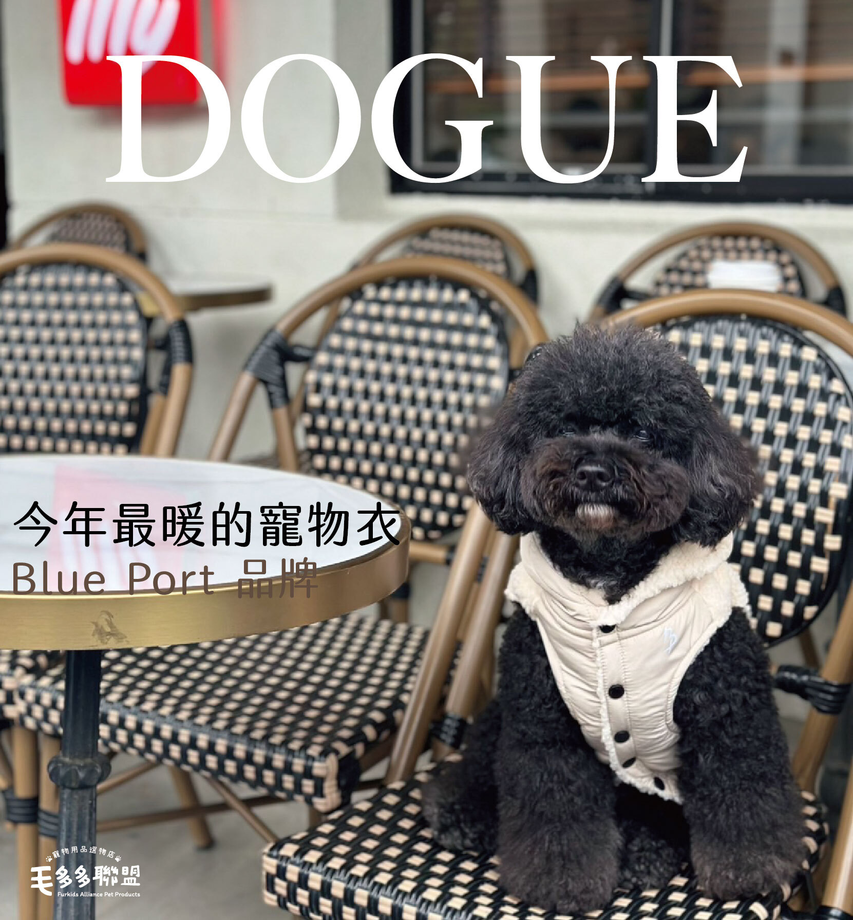 毛毛連毛背心-12