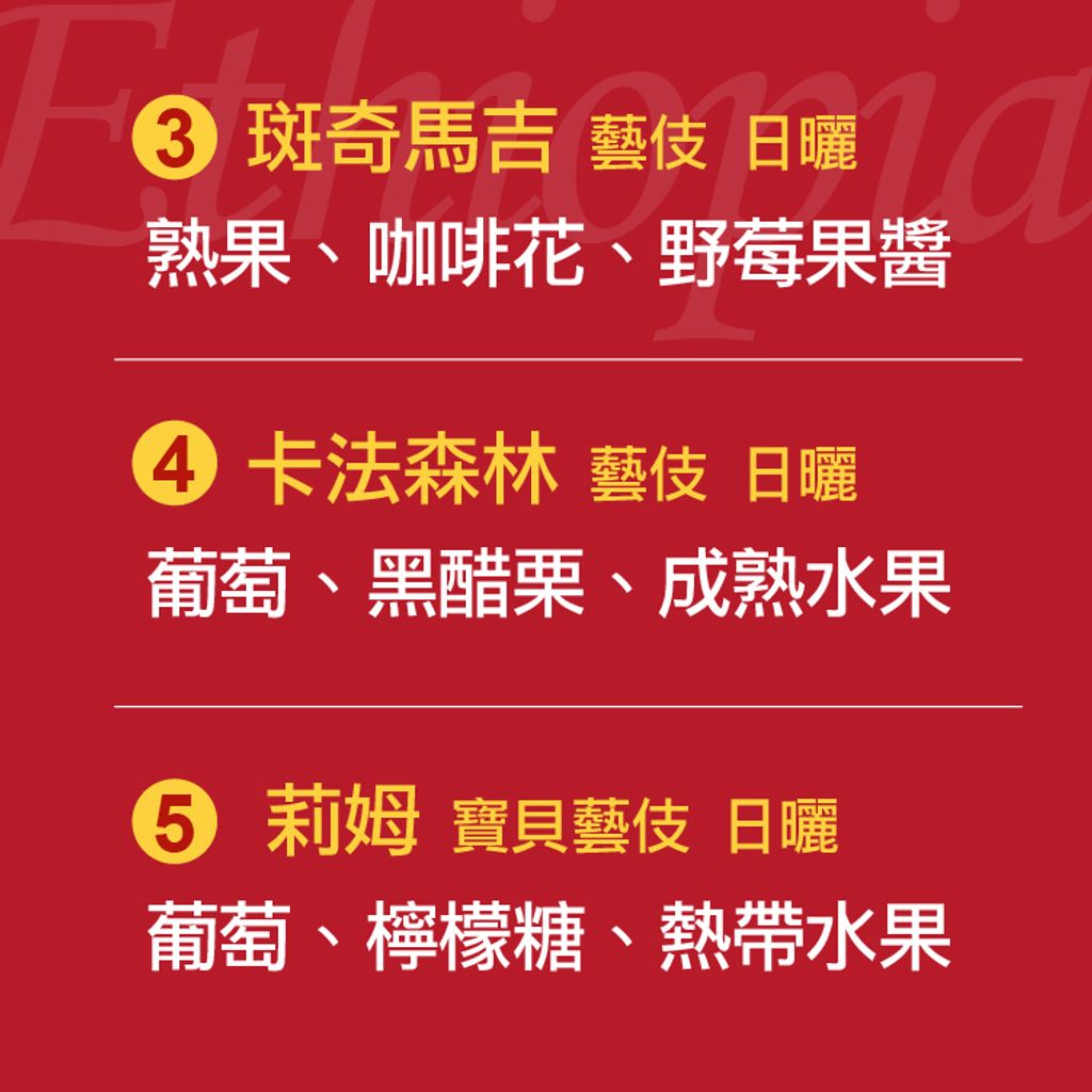 精品咖啡豆_藝伎日曬2-3支