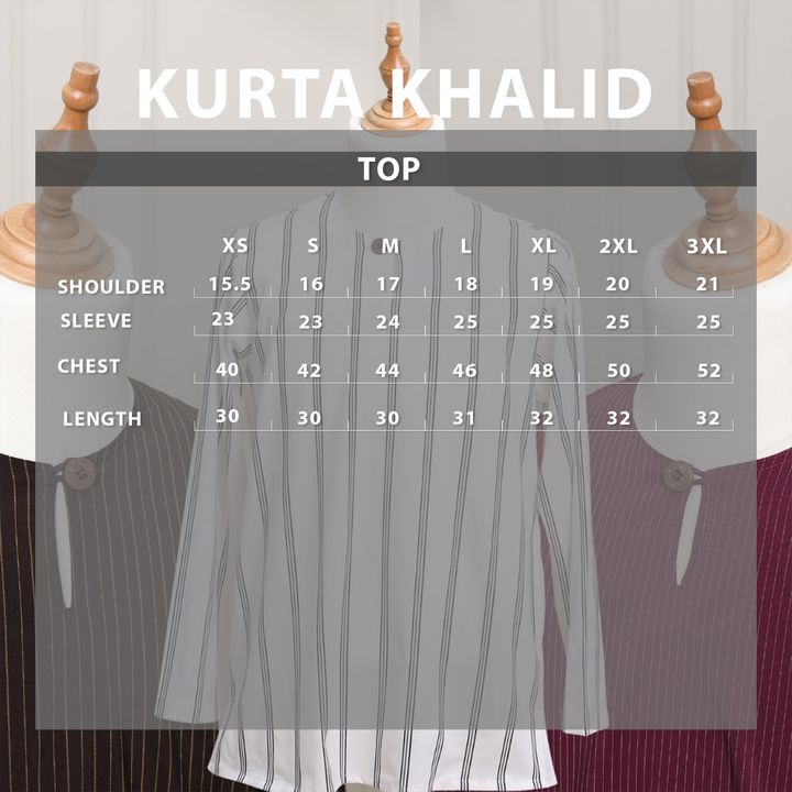 UKURAN KURTA KHALID 3XL