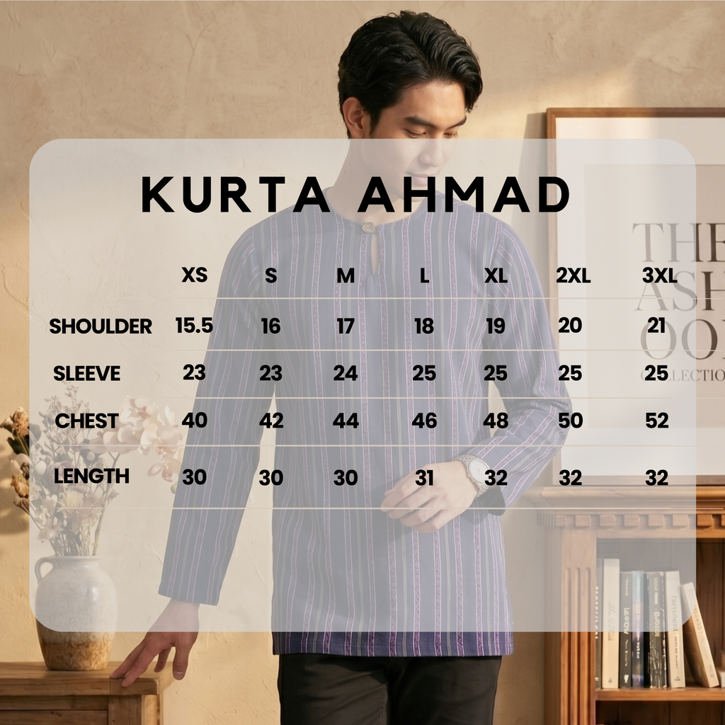 UKURAN KURTA AHMAD