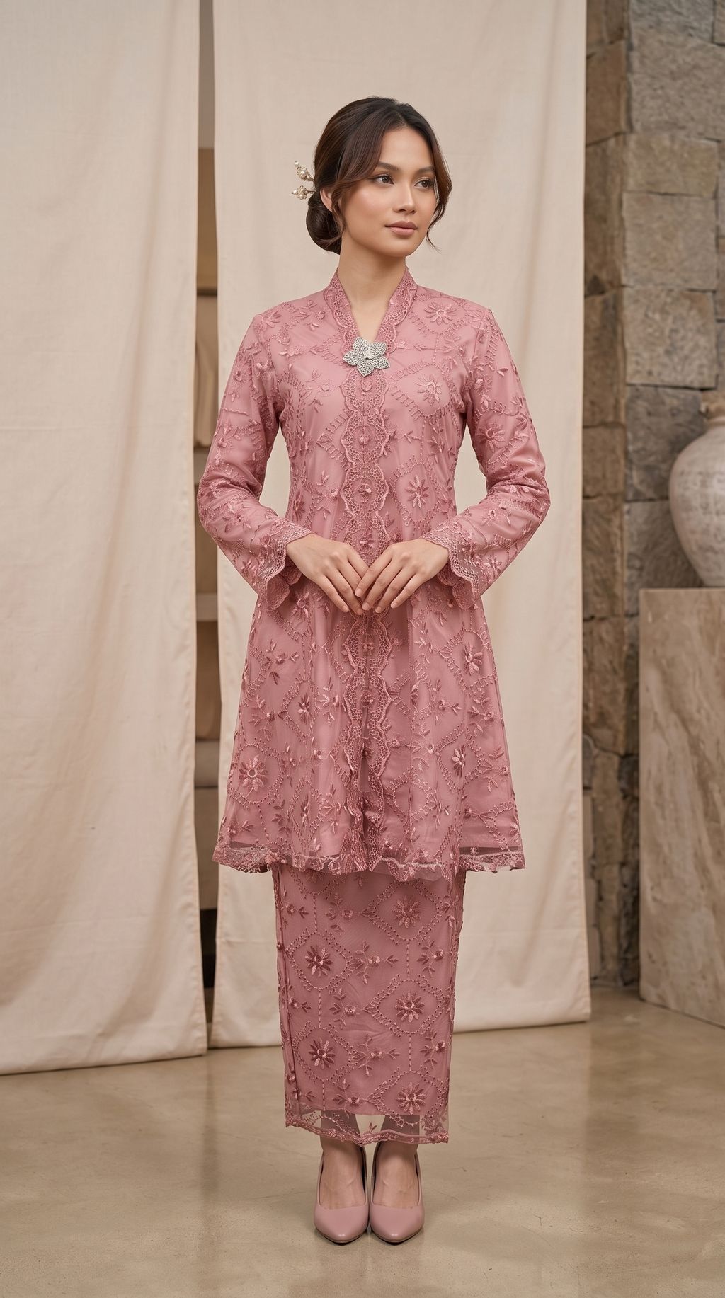 dusty pink