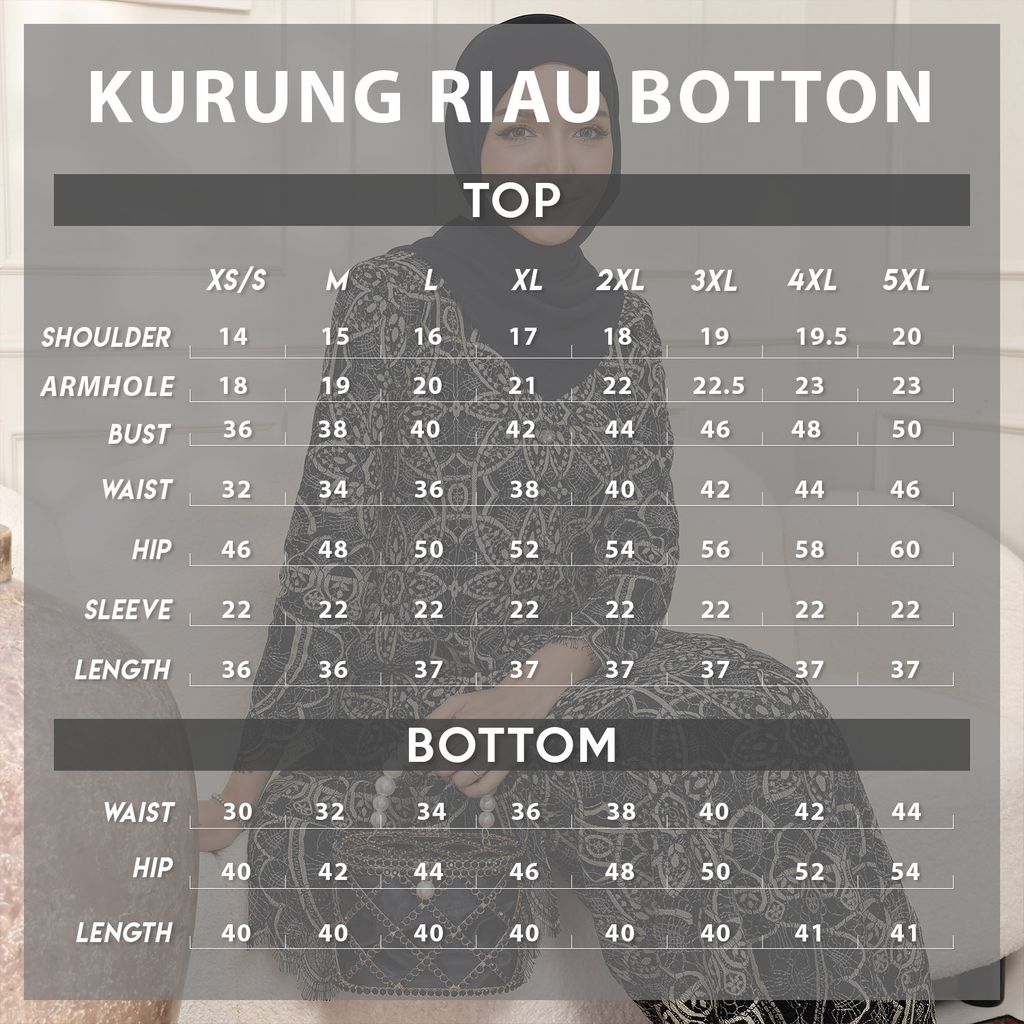 UKURAN SRI KANDI - 5XL