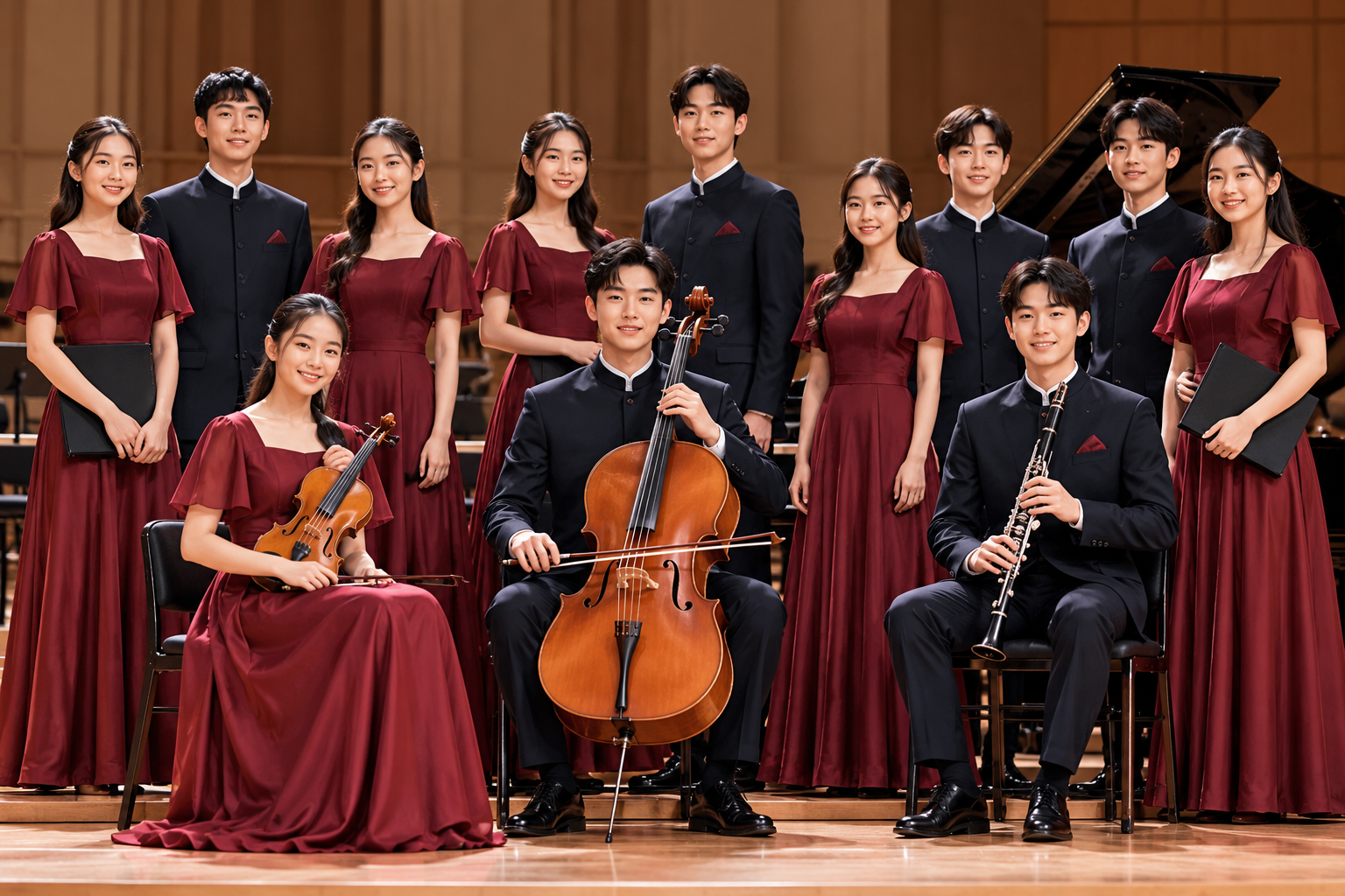 Elegant Youth Orchestra Portrait