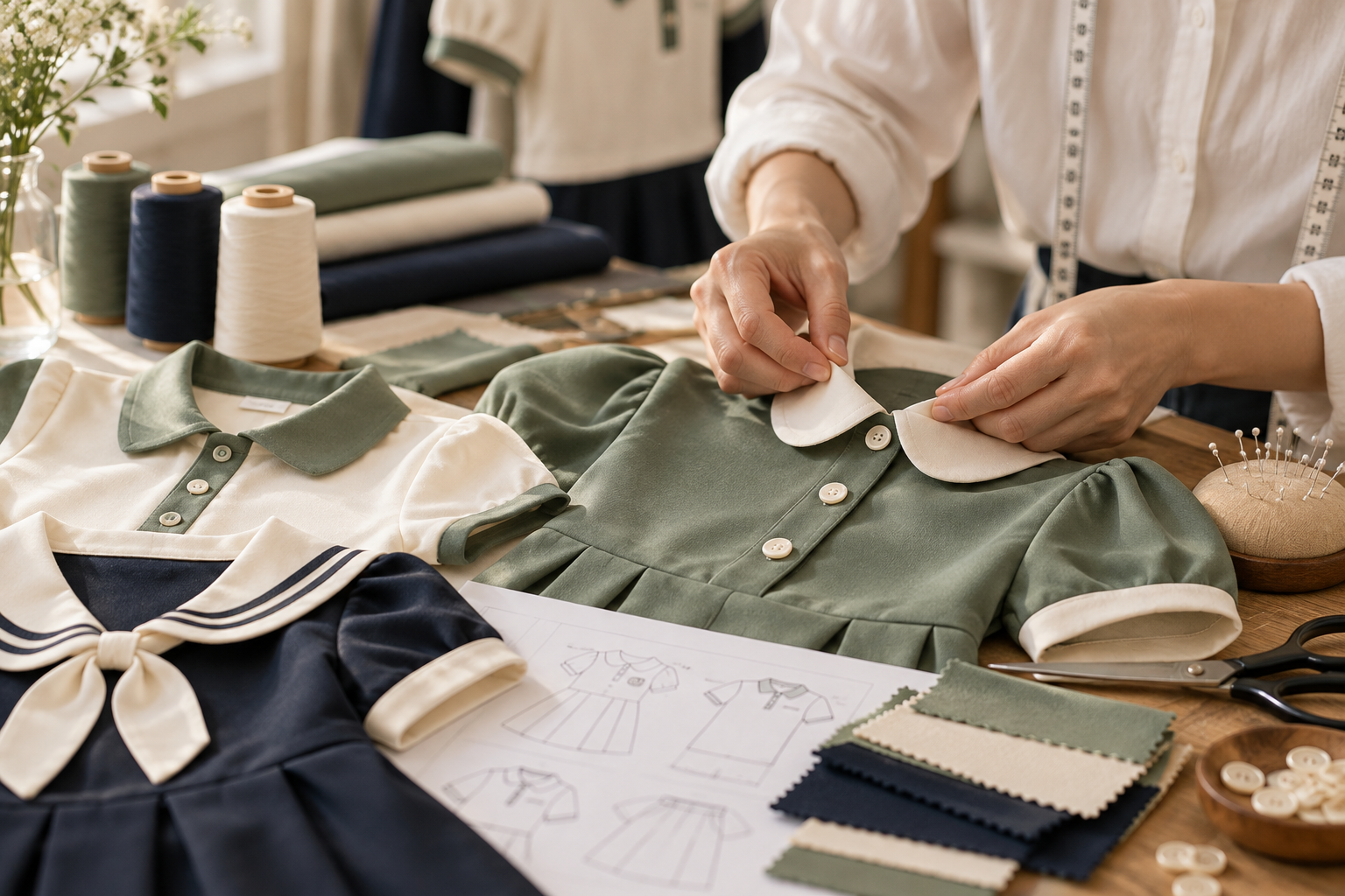 Atelier Crafting Children’s Uniforms