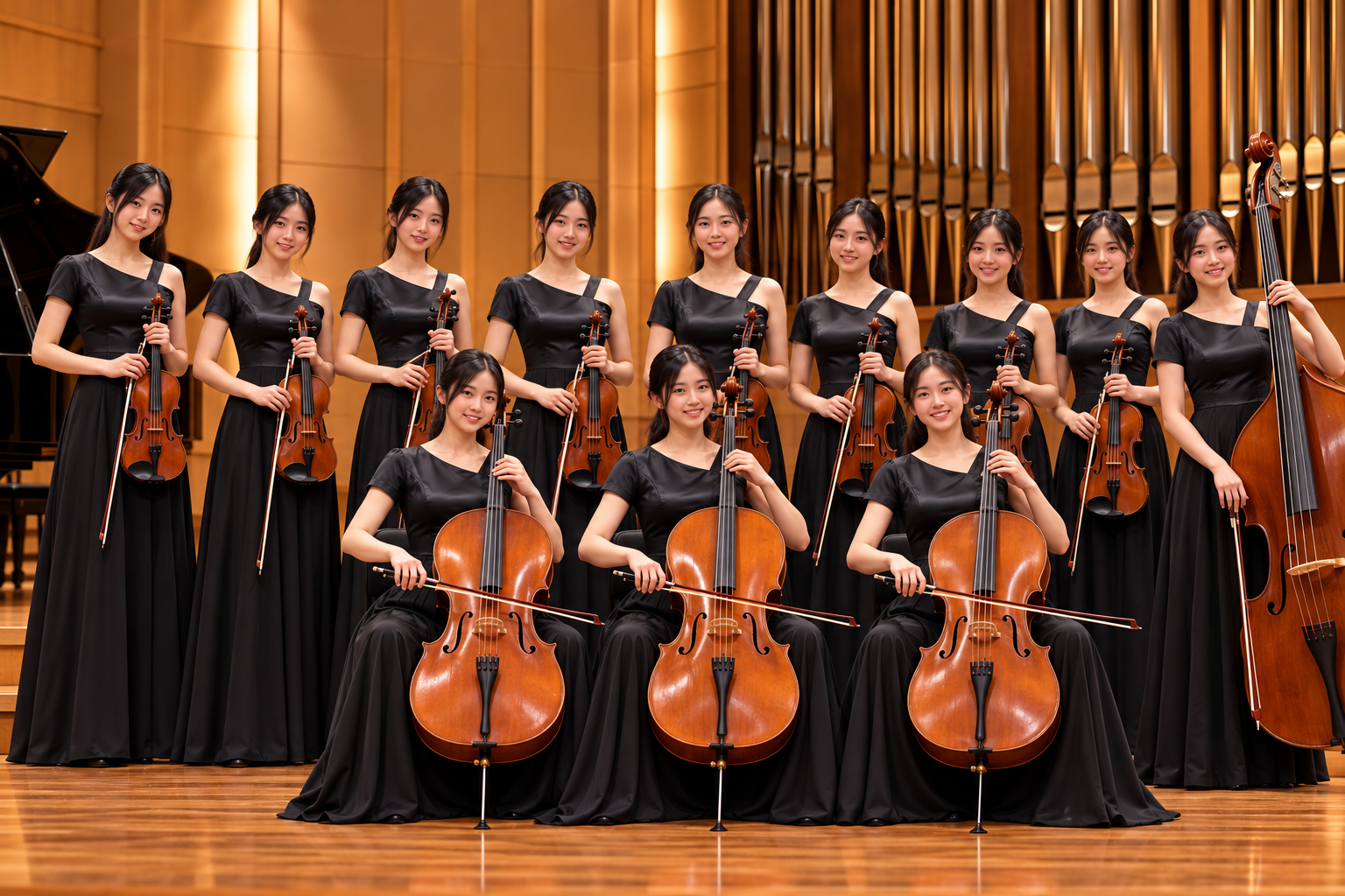 Elegant String Ensemble Portrait