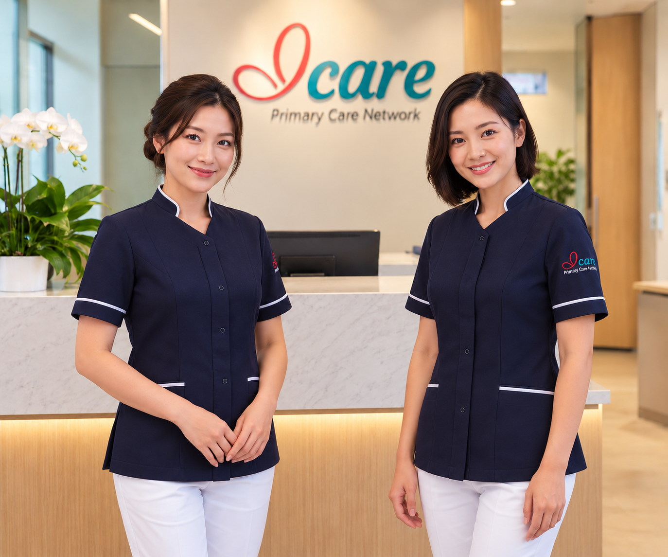 Welcoming Icare Clinic Reception Team