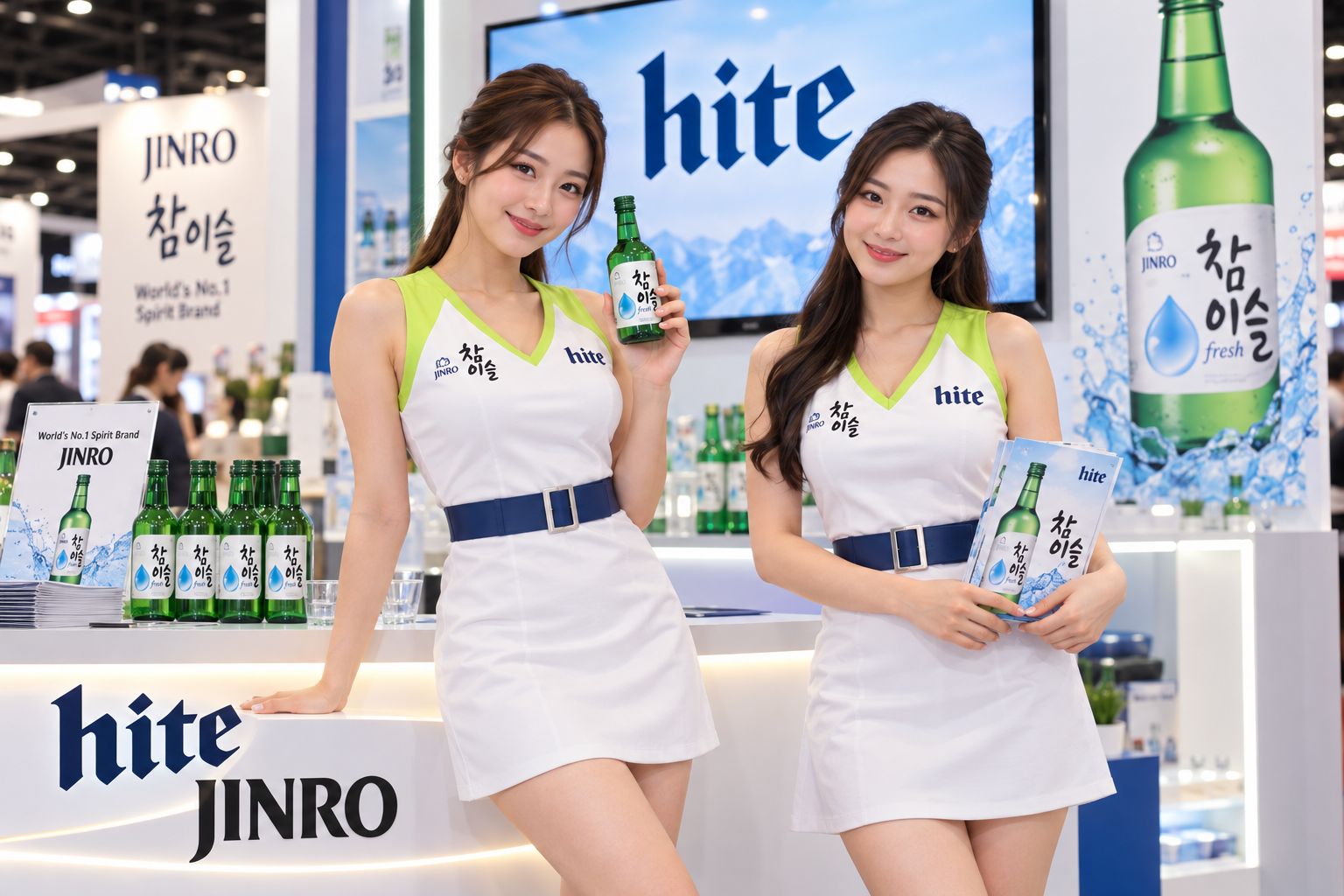 Hite Jinro Booth Ambassadors