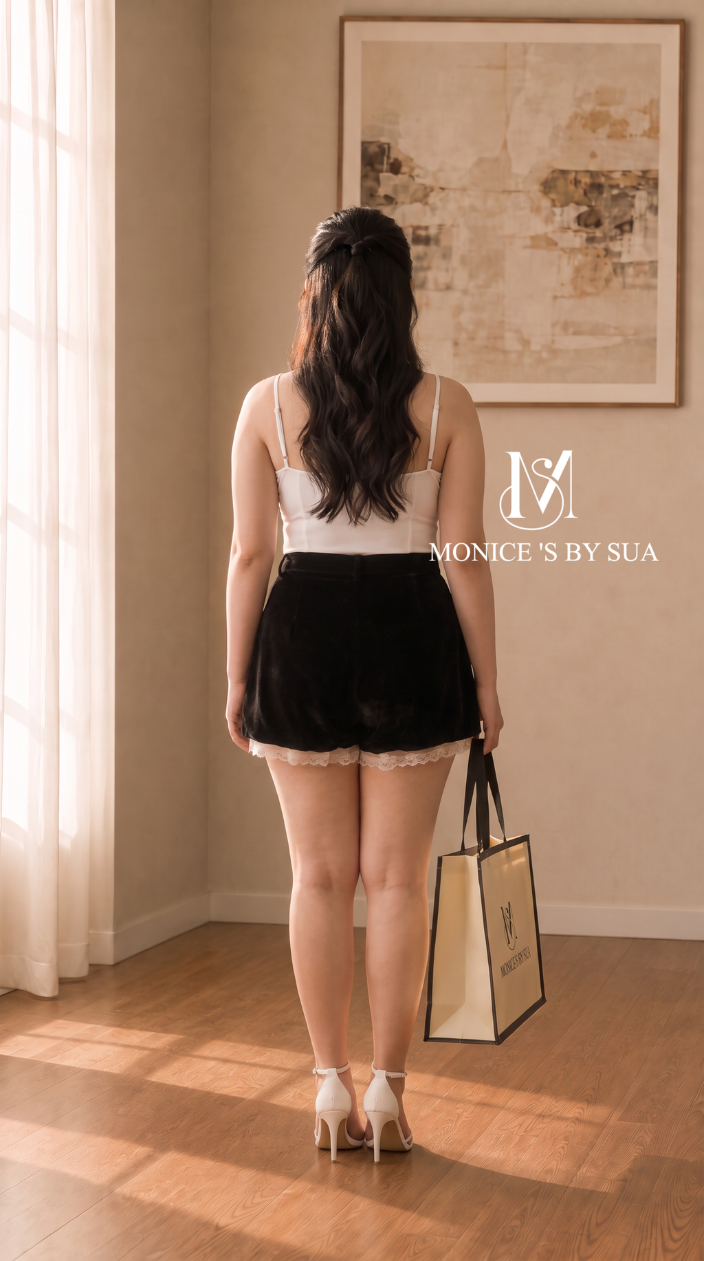 女模特全身背面专业服装摄影照 (3)