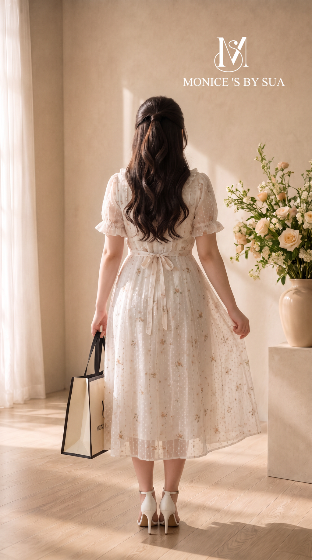 女模特全身背面摄影图 (3)