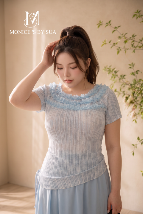 女模特半身近景摄影