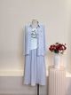 Blue Mix White XL