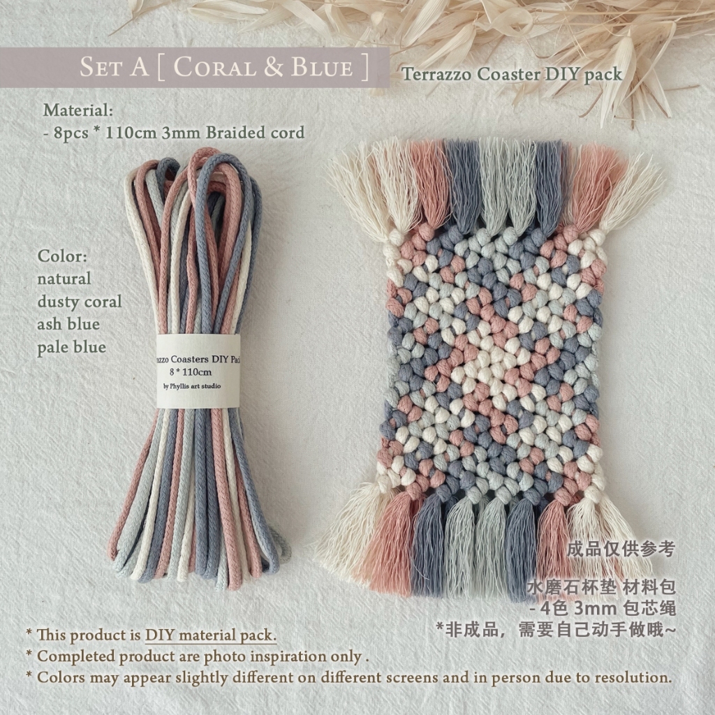 A [Coral & Blue]
