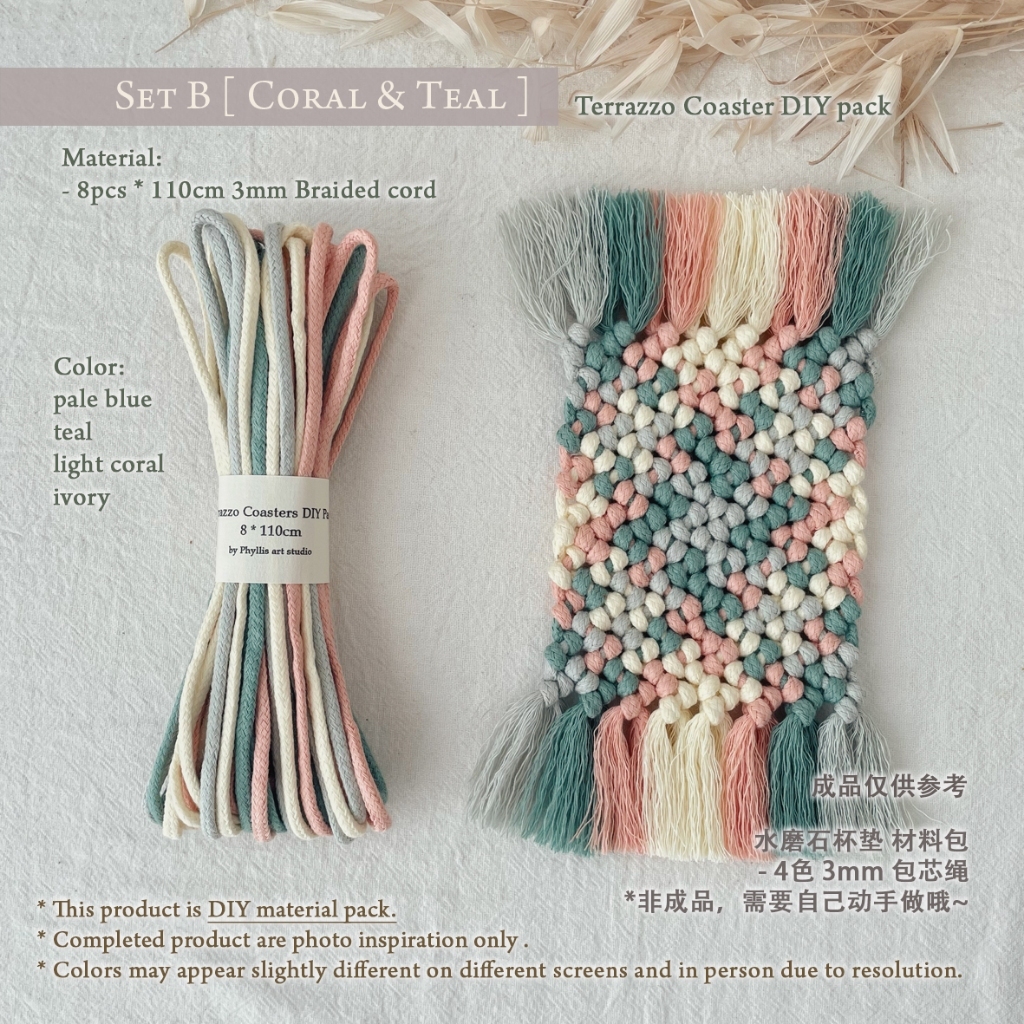 B [Coral & Teal]
