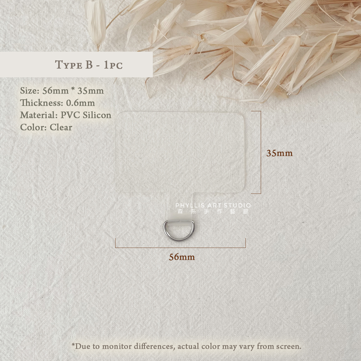 Clear Phone Case Patch-B1