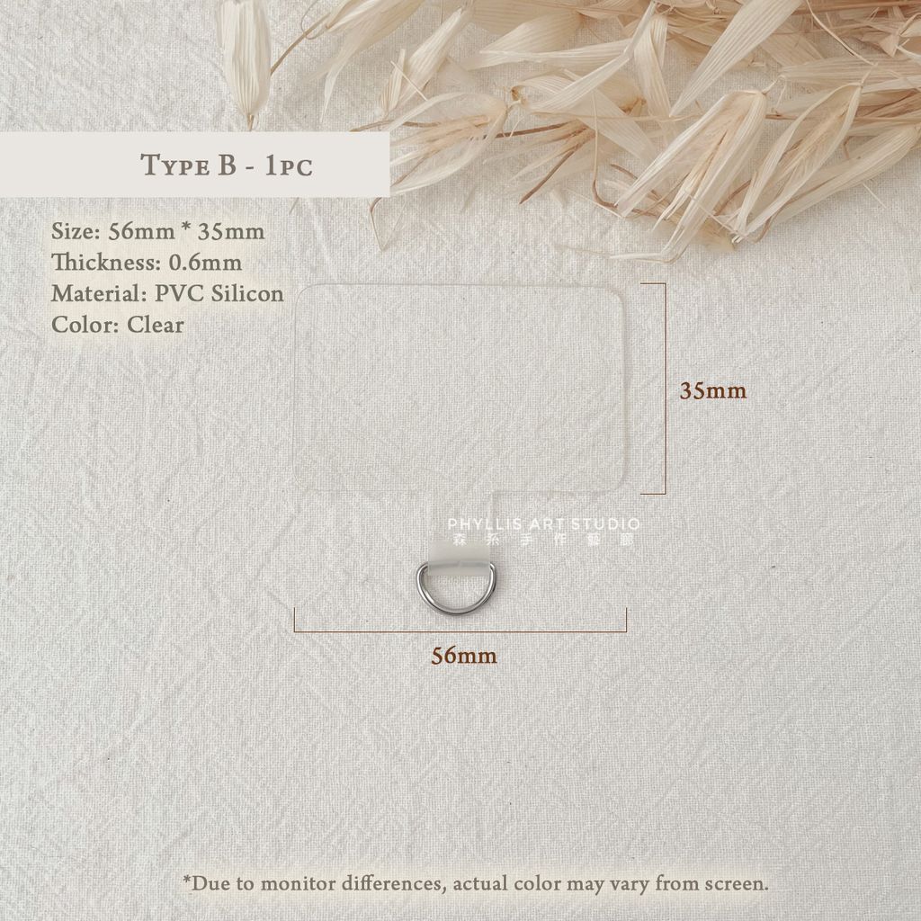 Clear Phone Case Patch-B1