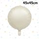 18吋圓球奶白45x45cm