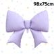 38吋紫色蝴蝶結98x75cm