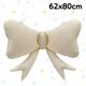 馬卡龍蝴蝶結白62x80cm
