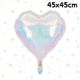 18吋幻彩愛心45x45cm