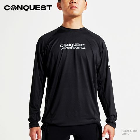 Conquest-men-rashguard-loose-fit-sun-protection-black_UCR007L_2