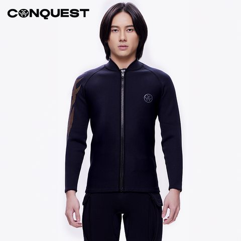 Como-Conquest-men-long-sleeve-tattoo-graphic-3mm-scuba-diving-wetsuit-top-black_UCSM002-TP_1new