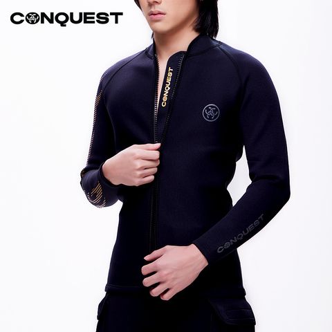 Como-Conquest-men-long-sleeve-tattoo-graphic-3mm-scuba-diving-wetsuit-top-black_UCSM002-TP_2new