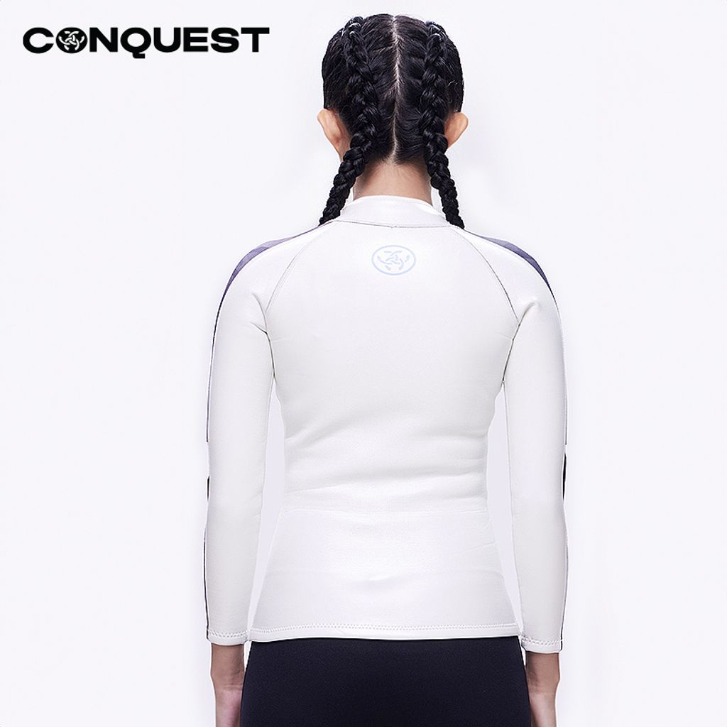 Como-Conquest-women-long-sleeve-match-with-camouflage-print-diving-wetsuit-top-black_UCSF008-TP_new5a