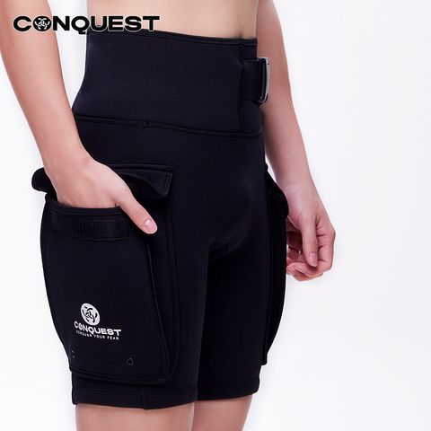Como-Conquest-men-short-pants-for-under-wetsuits-added-thermal-protection-and-two-side-pocket-perfect-design_black_UCP004_new2