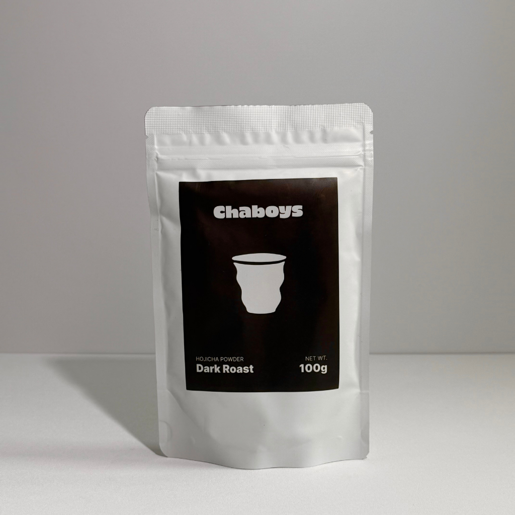 Chaboys Dark Roast Hojicha Packaging