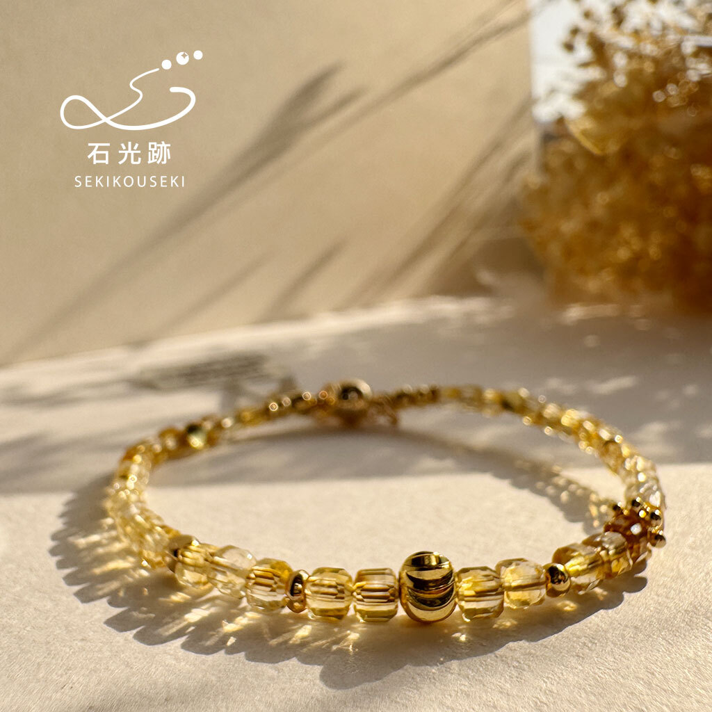 黃水晶細串