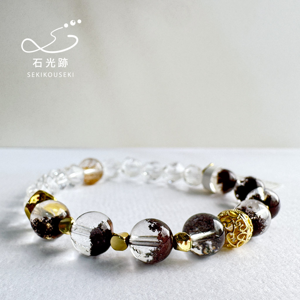 銅髮晶-紅幽靈-白水晶