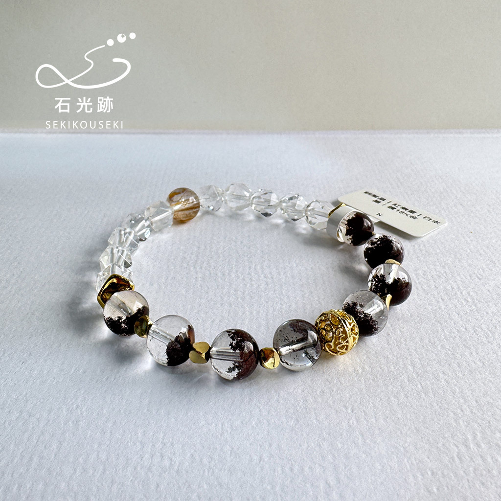 銅髮晶-紅幽靈-白水晶