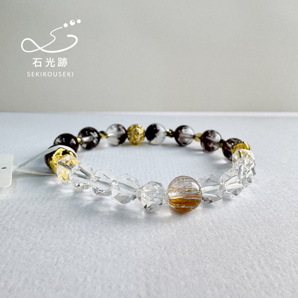 銅髮晶-紅幽靈-白水晶