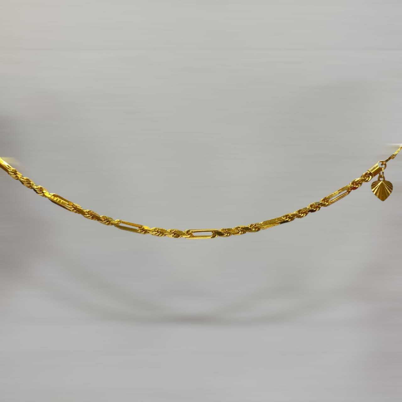 Trendy Bar and Rope Chain Bracelet