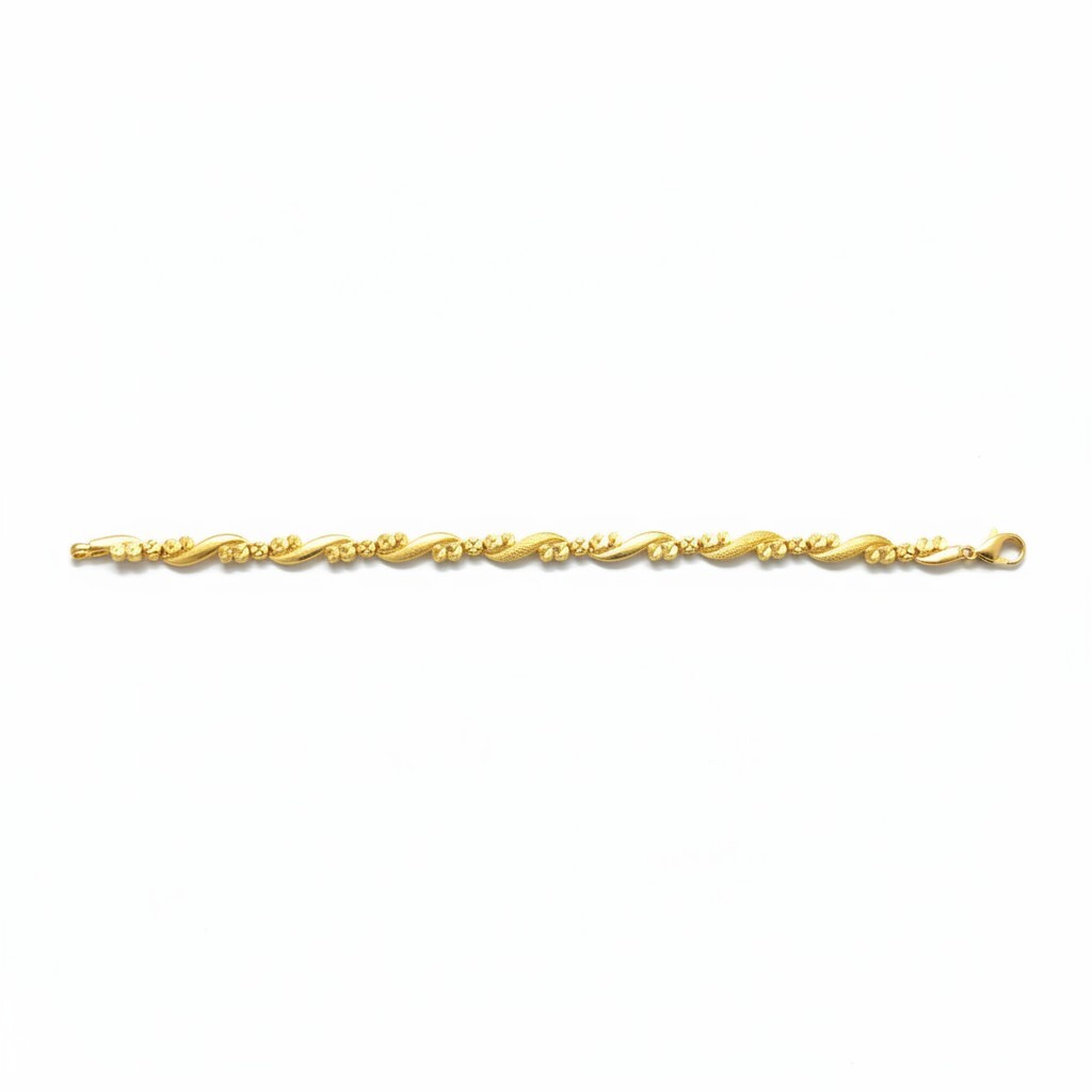 916-gold-s-link-wave-bracelet-diamond-cut